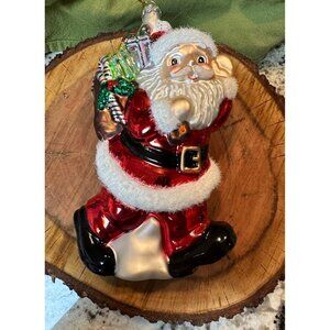 Dillards Lg Santa Mercury Glass Ornament Trimsetter Babes In Toyland Collection